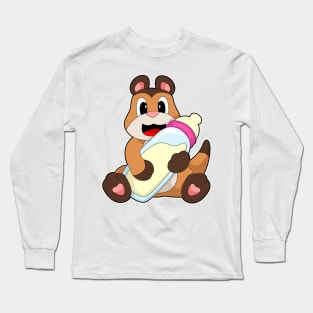 Meerkat Baby bottle Long Sleeve T-Shirt